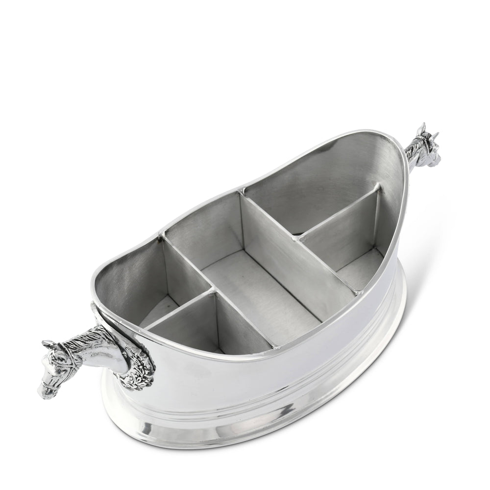 Horse Head Silverware Caddy - Equine Exchange Tack Shop