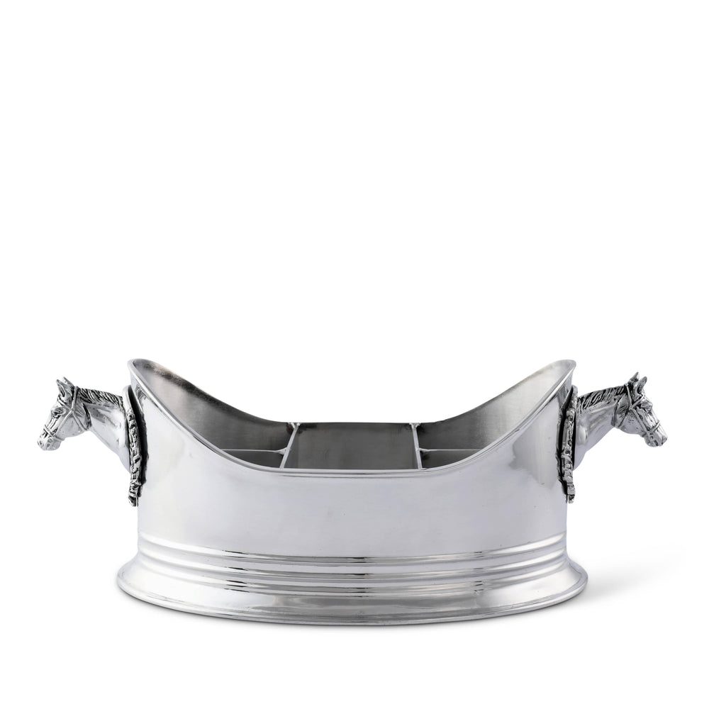 Horse Head Silverware Caddy - Equine Exchange Tack Shop
