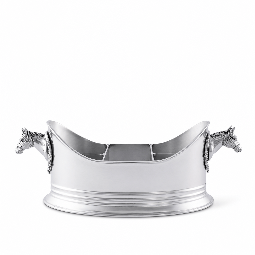 Horse Head Silverware Caddy
