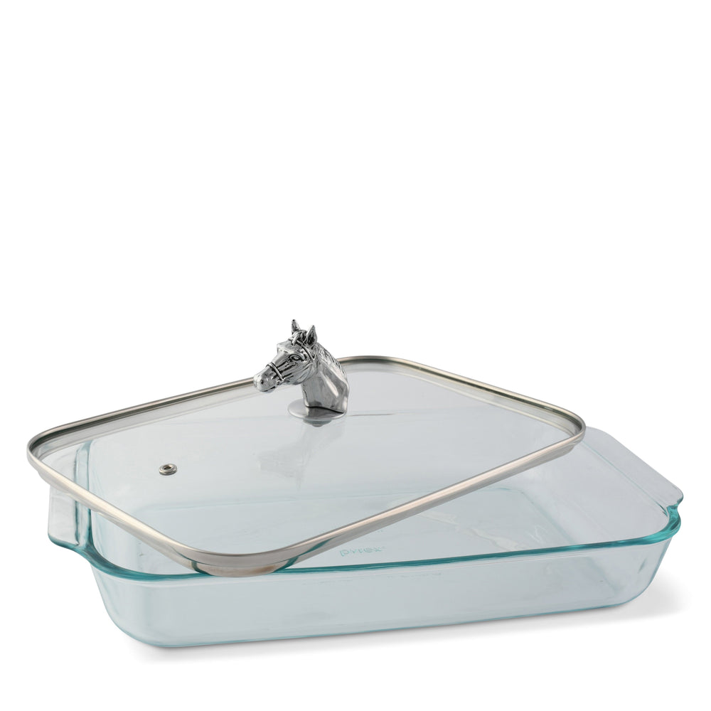 Horse Head with Pyrex 3 quart Baking Dish - Equine Exchange Tack Shop
