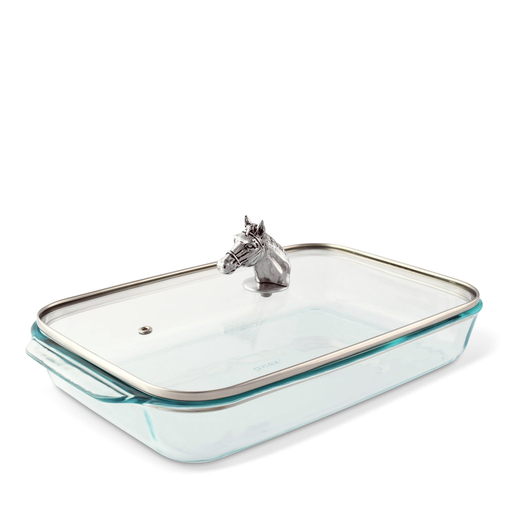 Horse Head with Pyrex 3 quart Baking Dish - Equine Exchange Tack Shop