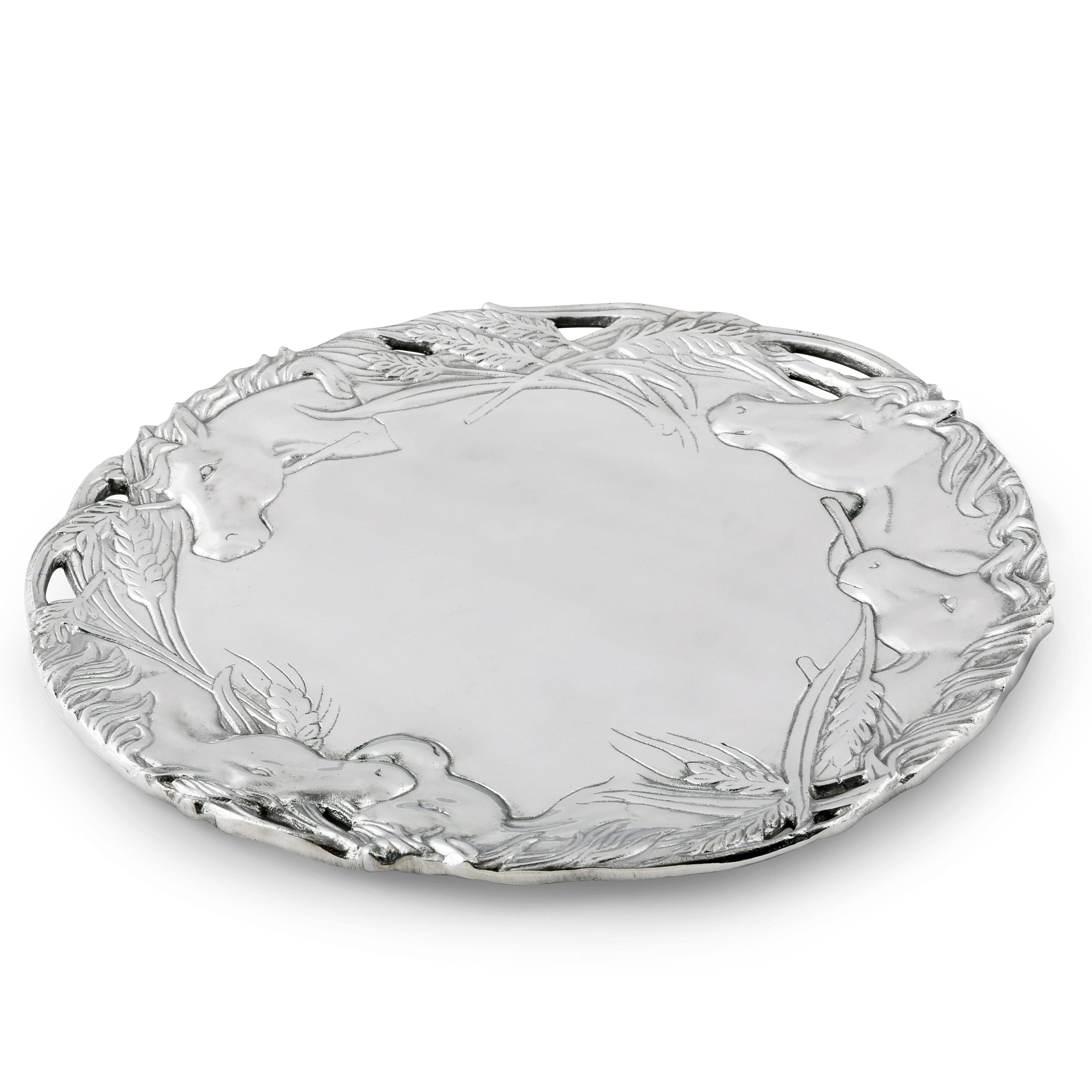 Horse Round Tray 12 - Equine Exchange Tack Shop