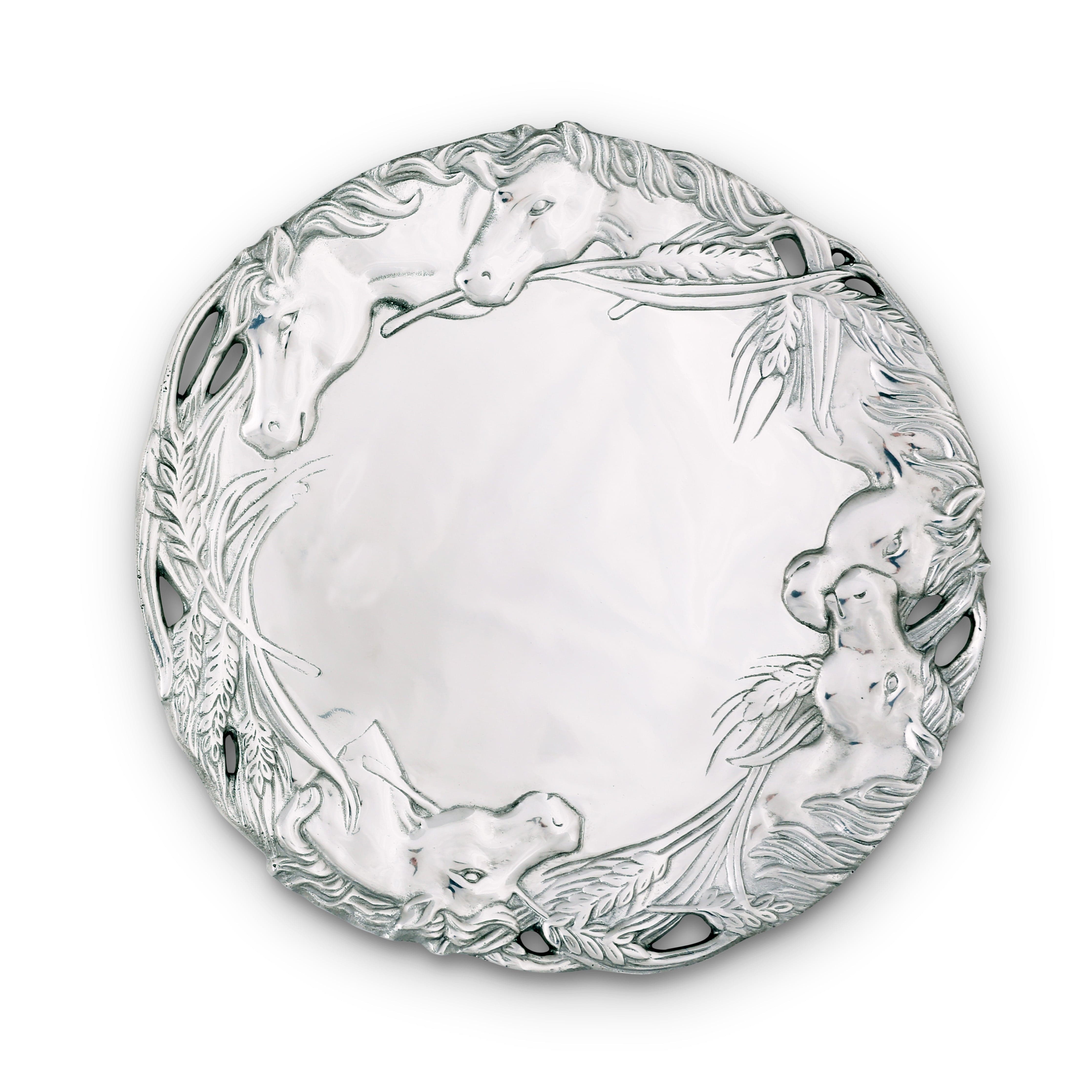 Horse Round Tray 12 - Equine Exchange Tack Shop