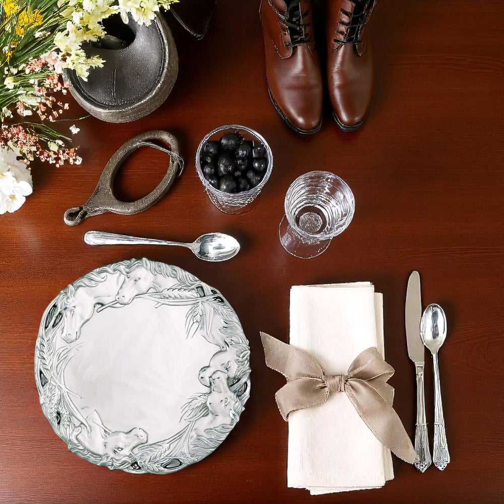 Horse Round Tray 12 - Equine Exchange Tack Shop