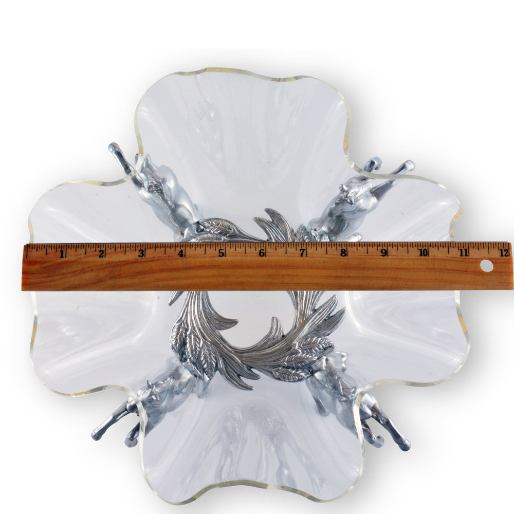 Horse Stand Acrylic Bowl 11 - Equine Exchange Tack Shop