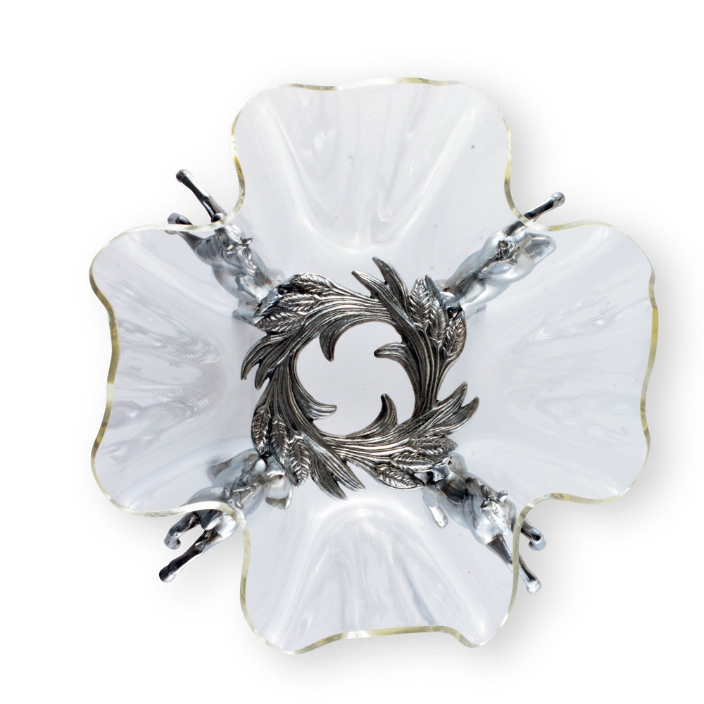 Horse Stand Acrylic Bowl 11 - Equine Exchange Tack Shop