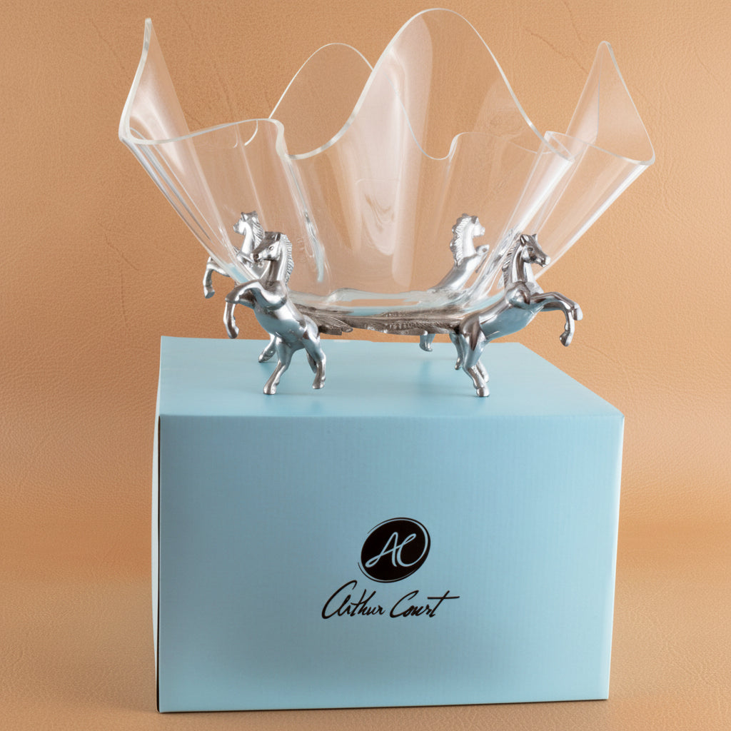 Horse Stand Acrylic Bowl 14