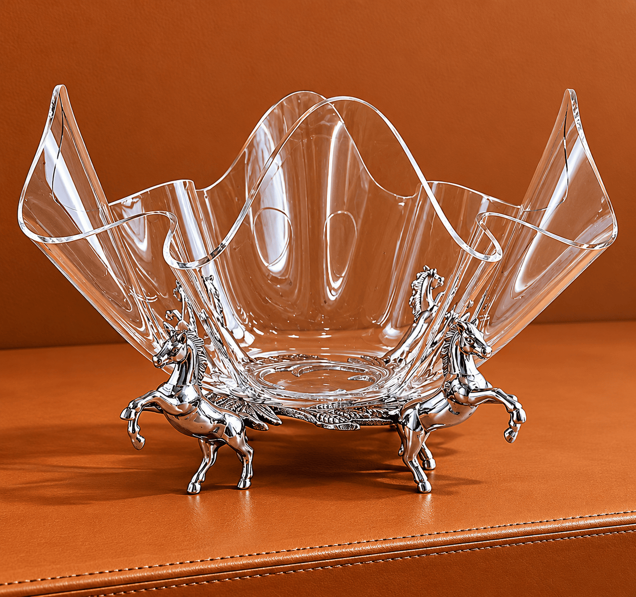 Horse Stand Acrylic Bowl 14