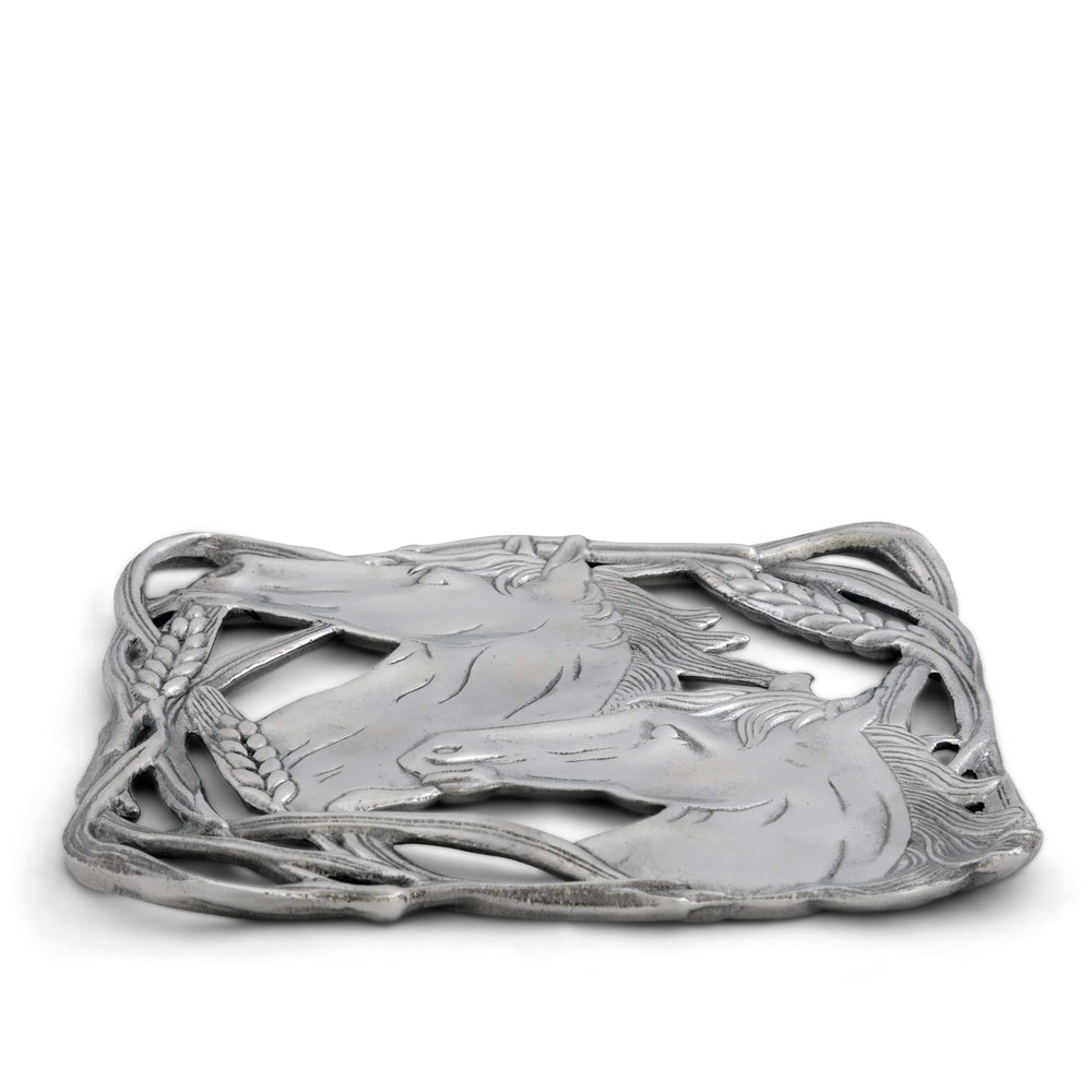 Horse with Wheat Trivet - Equine Exchange Tack Shop