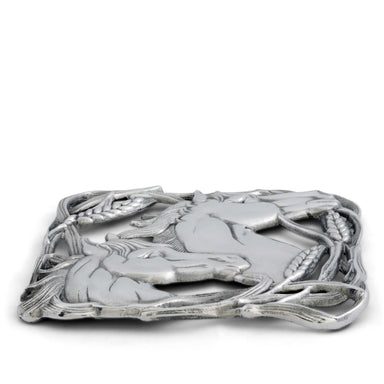 Horse with Wheat Trivet - Equine Exchange Tack Shop