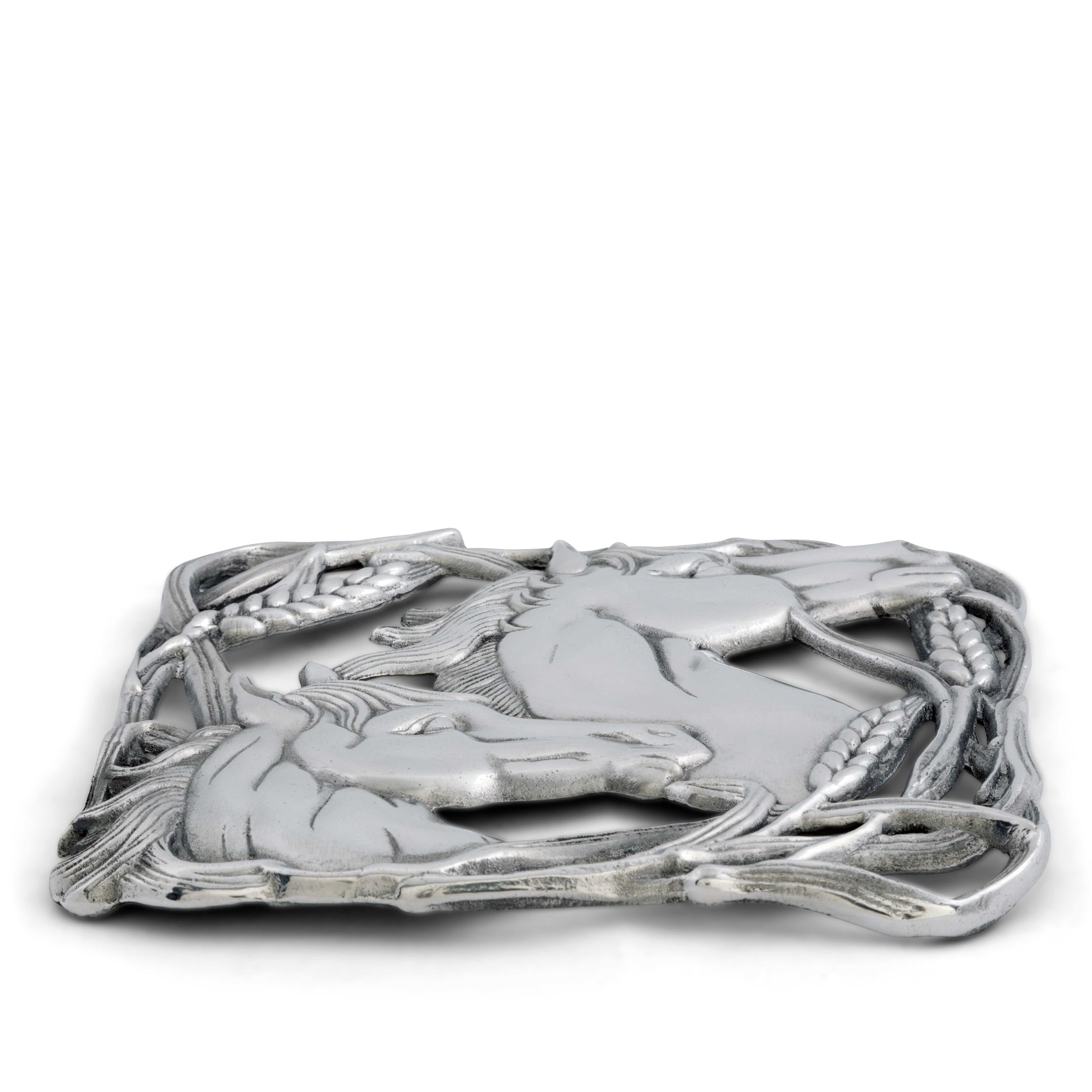 Horse with Wheat Trivet - Equine Exchange Tack Shop