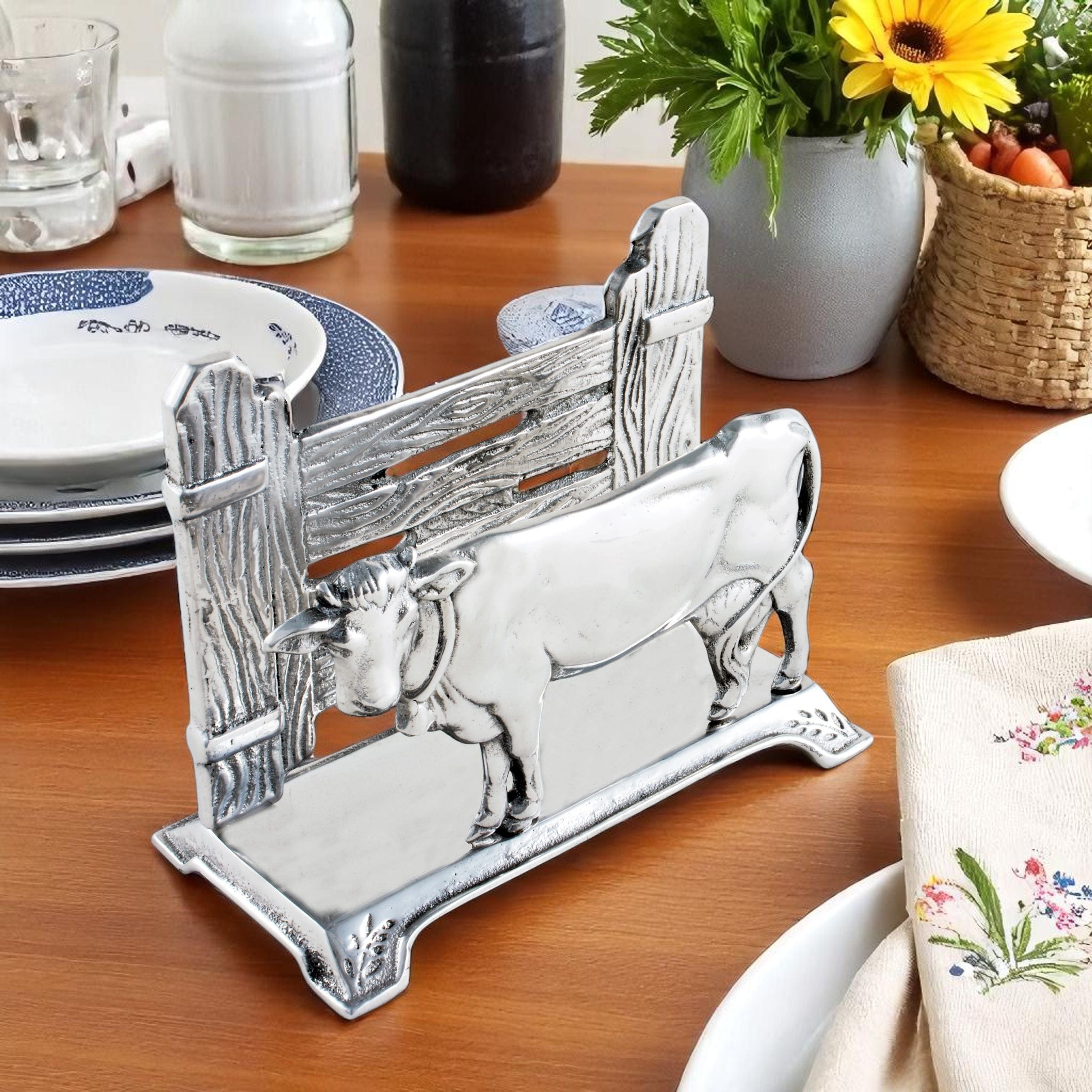 Cow Napkin Holder - Equine Exchange Tack Shop