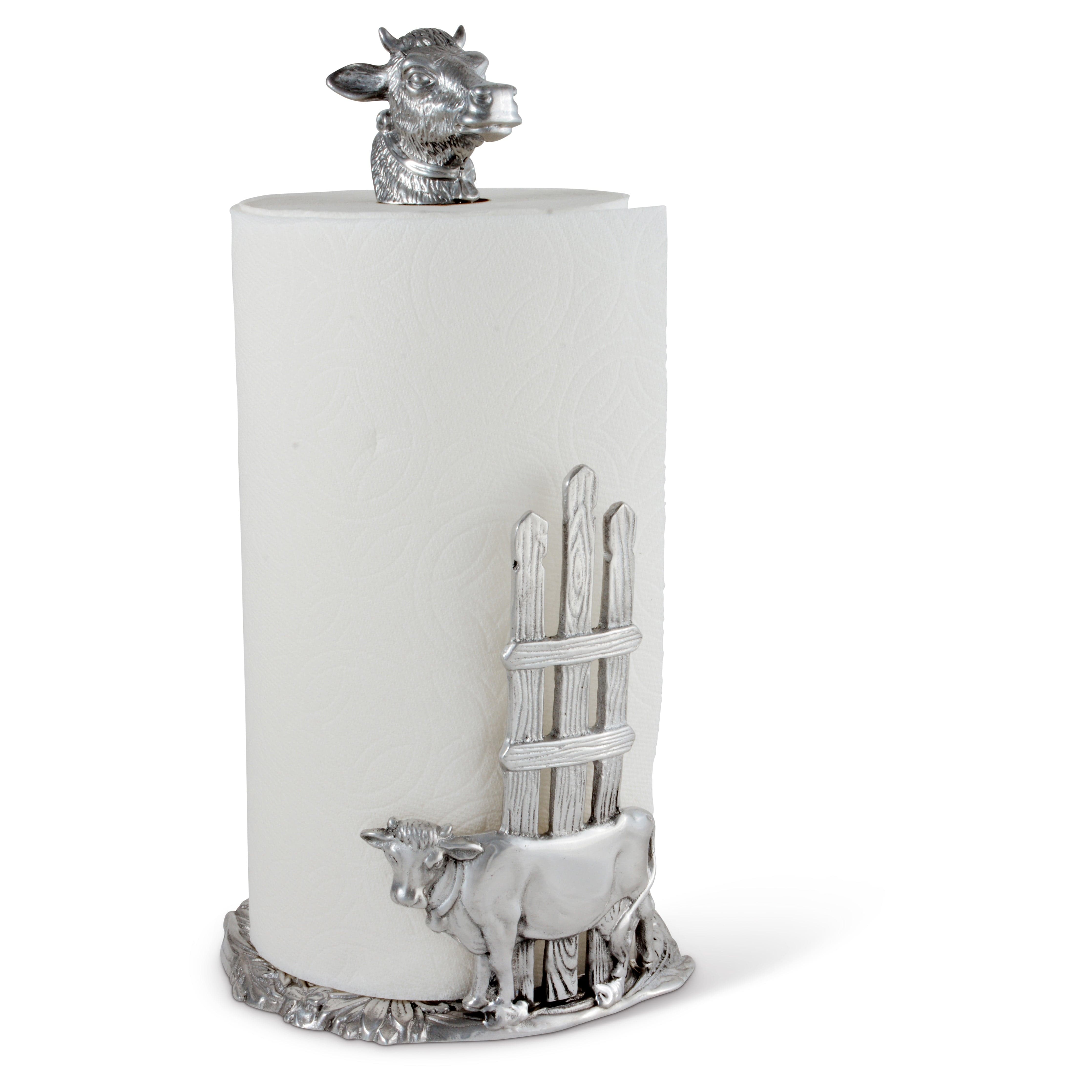 Cow Paper Towel Holder - Equine Exchange Tack Shop