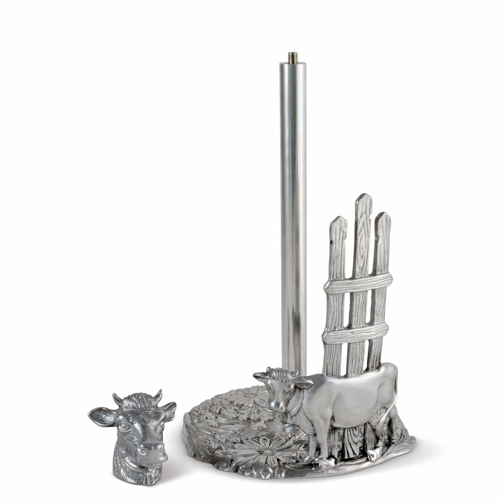 Cow Paper Towel Holder - Equine Exchange Tack Shop