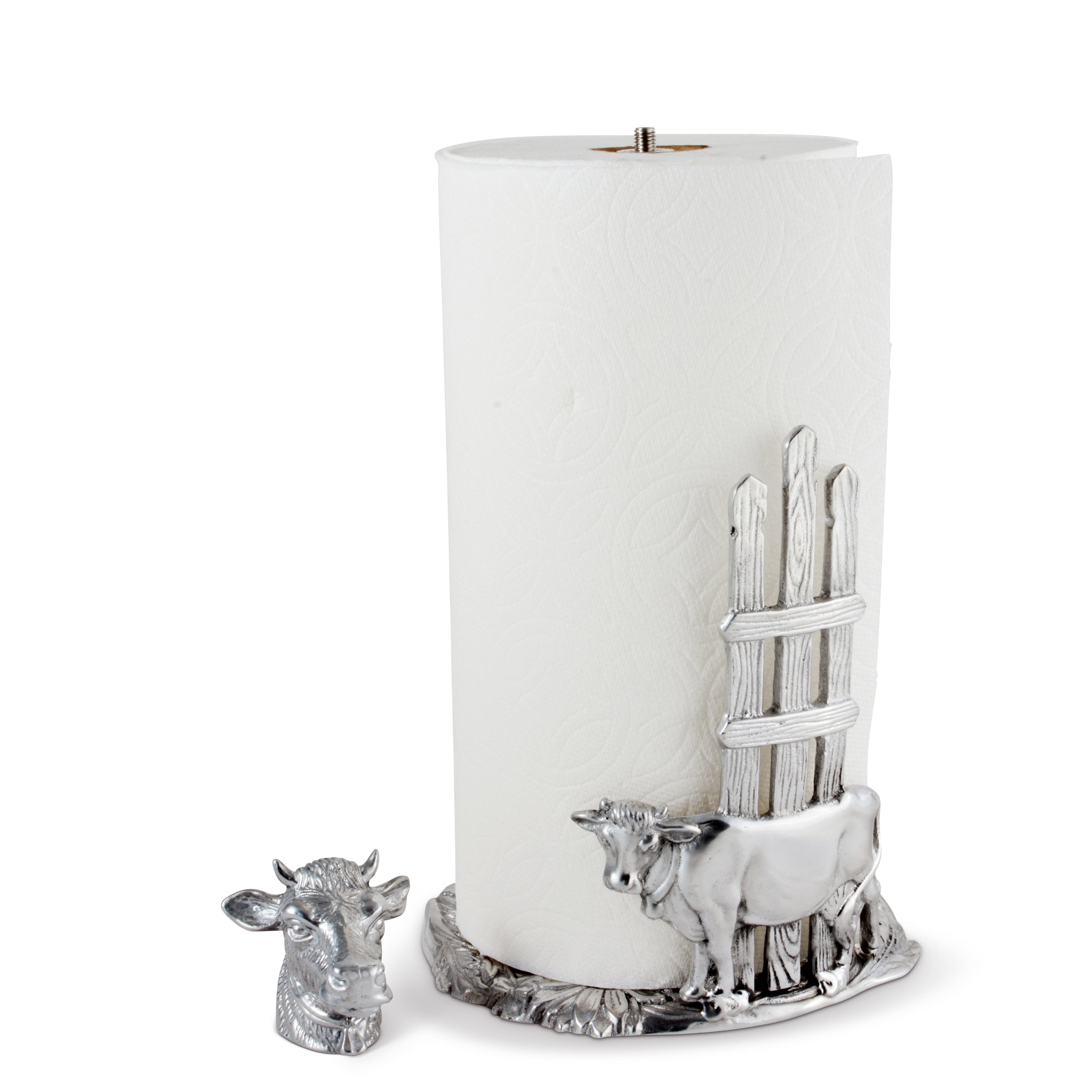 Cow Paper Towel Holder - Equine Exchange Tack Shop