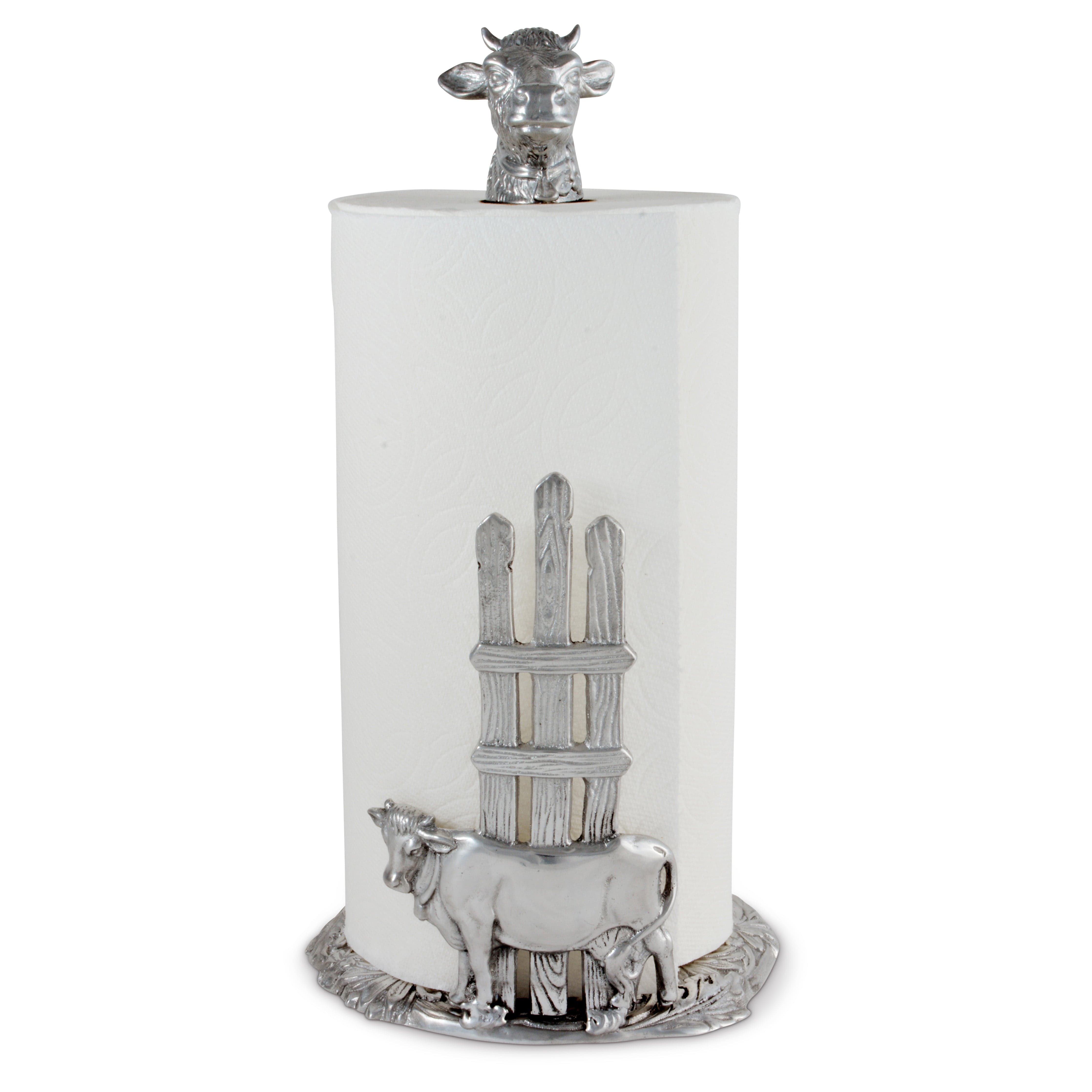 Cow Paper Towel Holder - Equine Exchange Tack Shop
