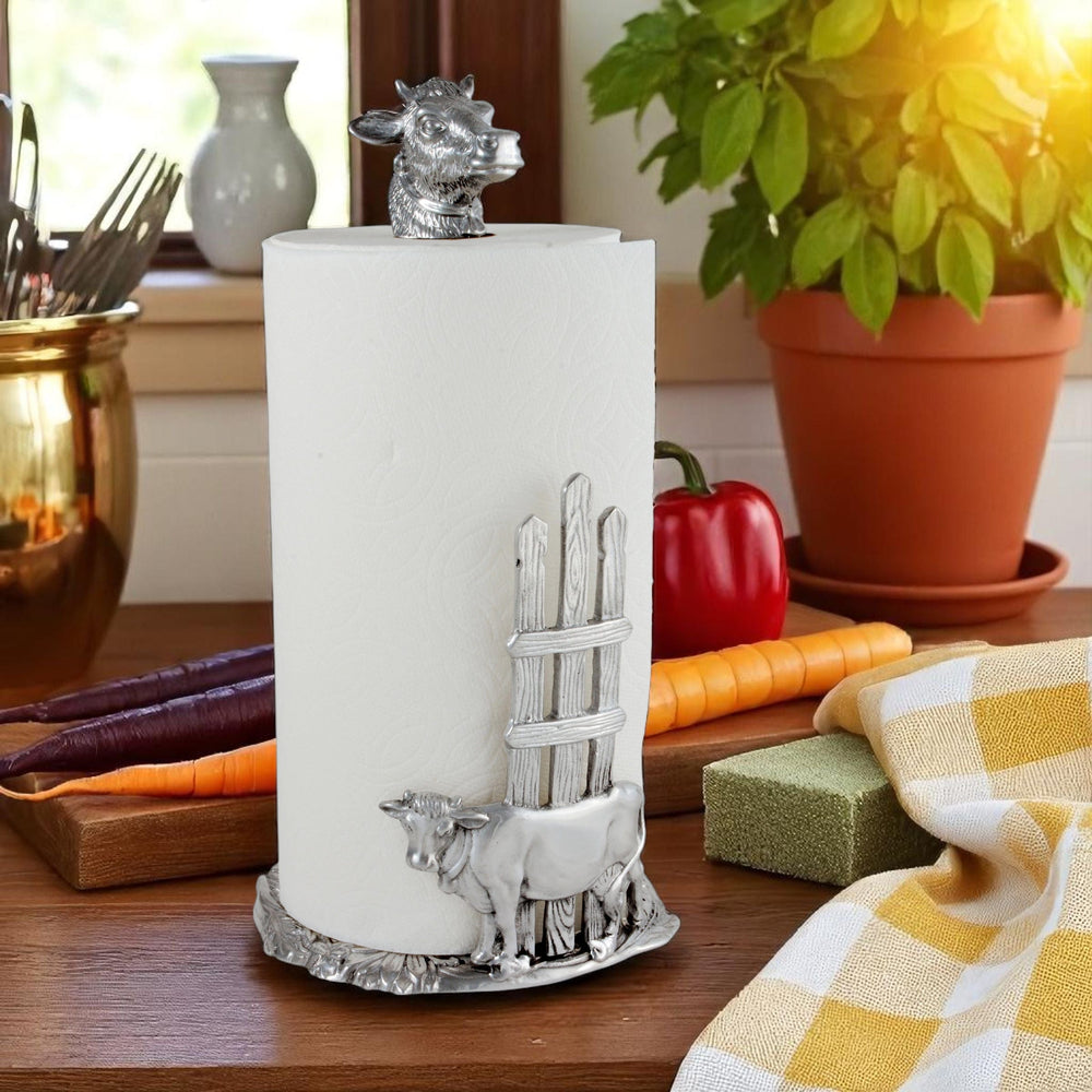 Cow Paper Towel Holder - Equine Exchange Tack Shop