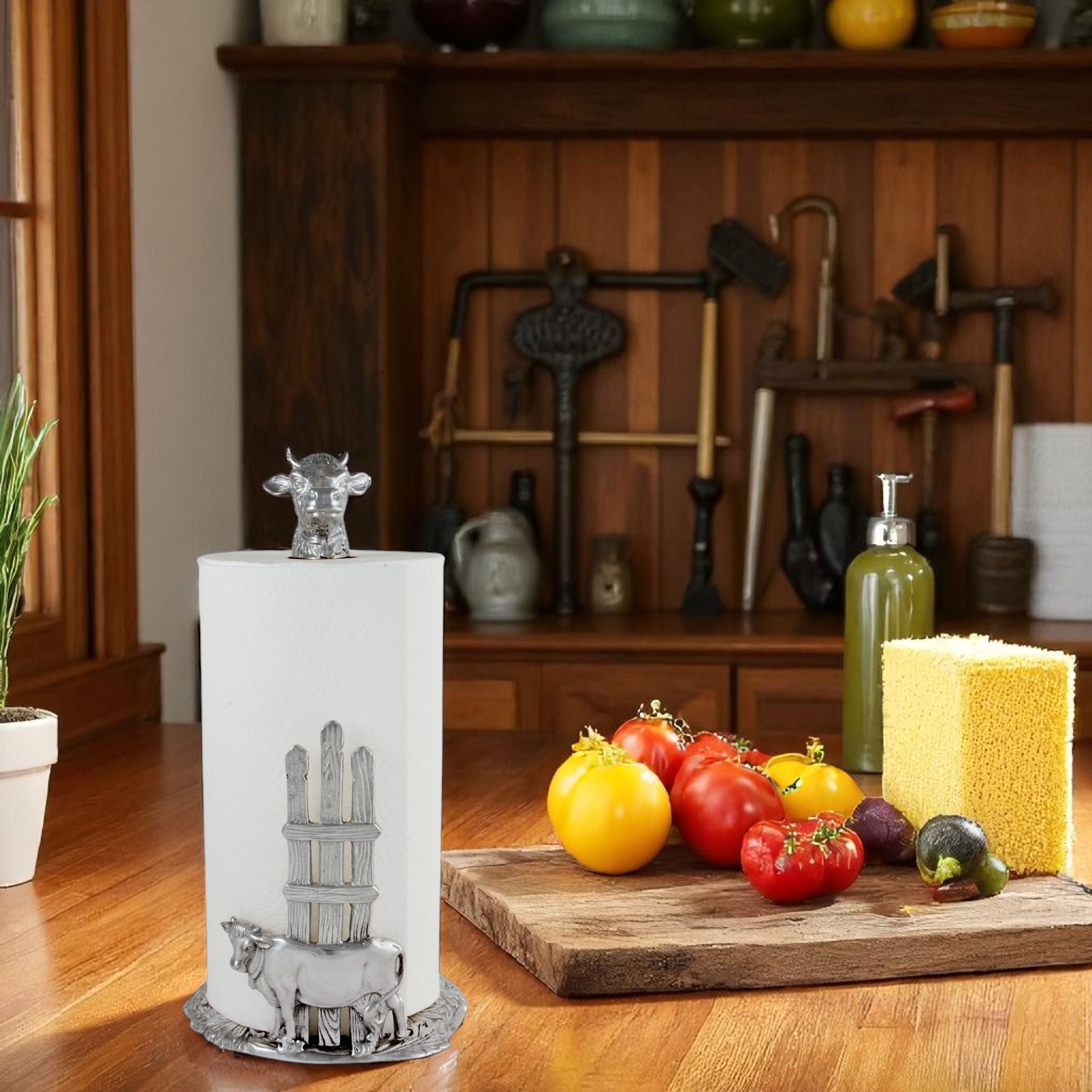 Cow Paper Towel Holder  
