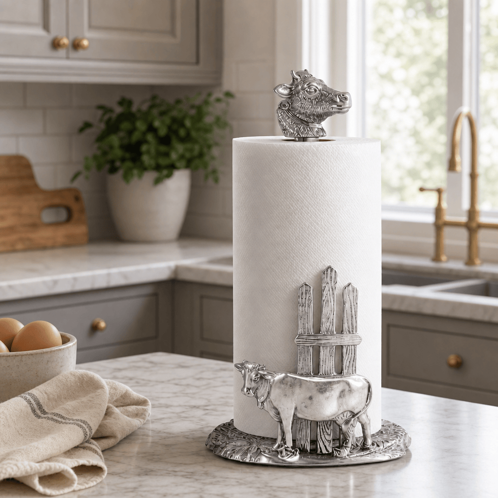 Cow Paper Towel Holder  
