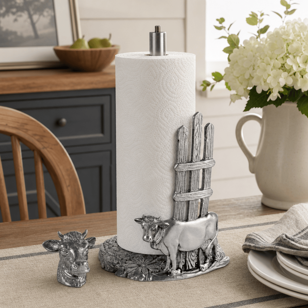 Cow Paper Towel Holder  
