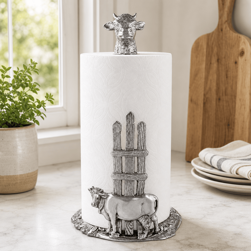 Cow Paper Towel Holder  