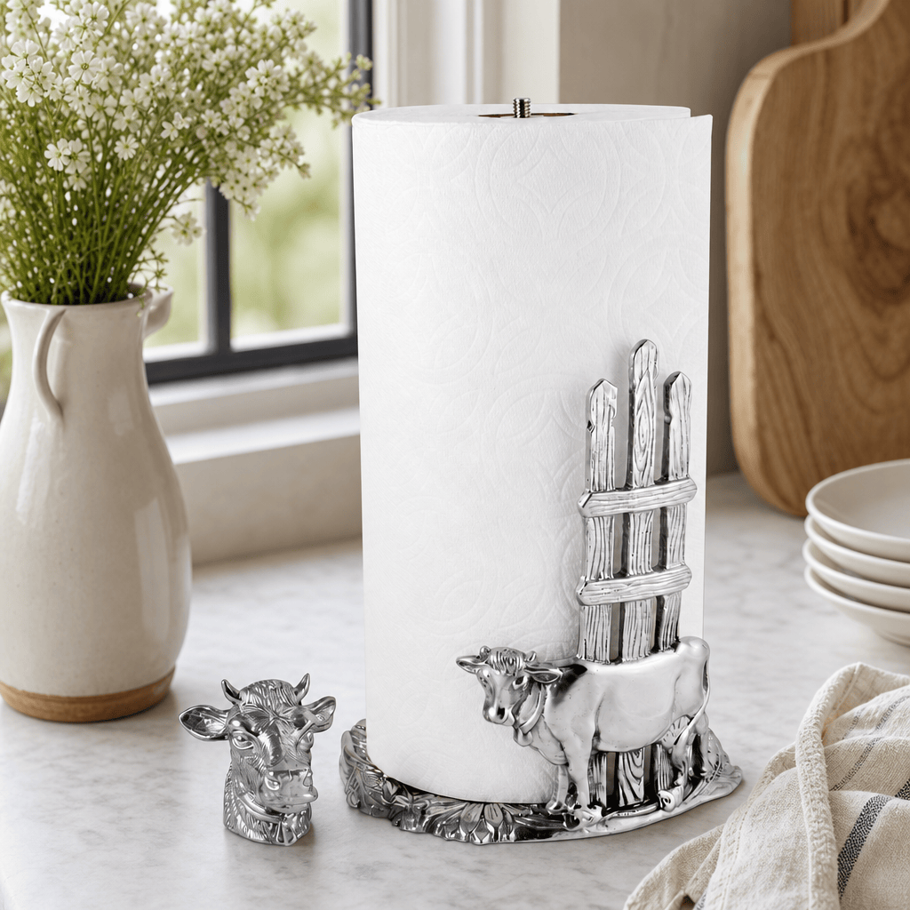 Cow Paper Towel Holder  