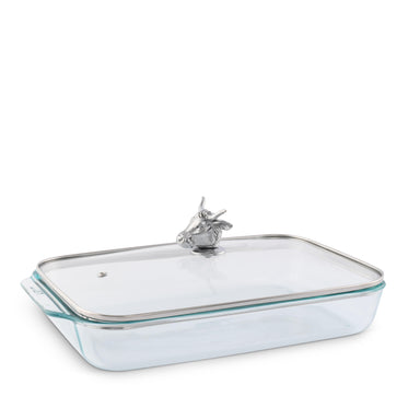 Bull / Steer Lid with Pyrex 3 quart Baking Dish - Equine Exchange Tack Shop