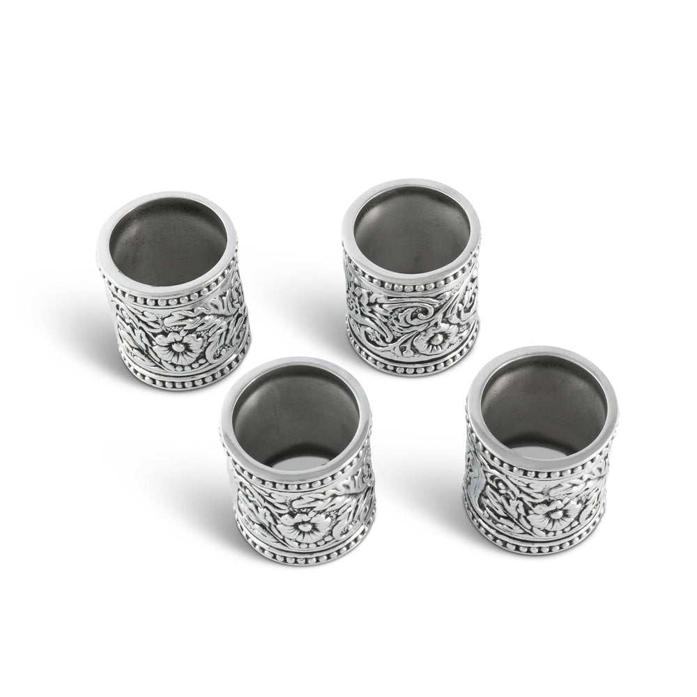 Concho Pattern Napkin Rings Set of 4 - Equine Exchange Tack Shop