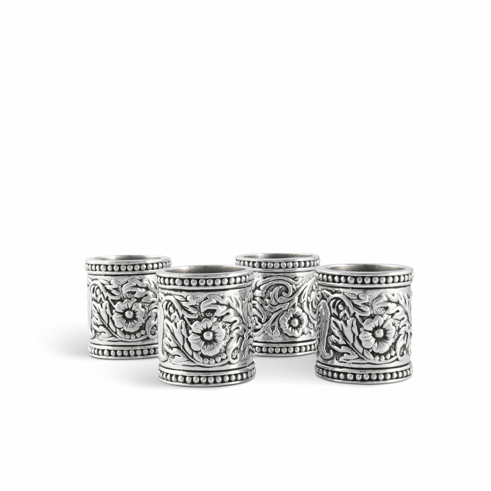 Concho Pattern Napkin Rings Set of 4 - Equine Exchange Tack Shop