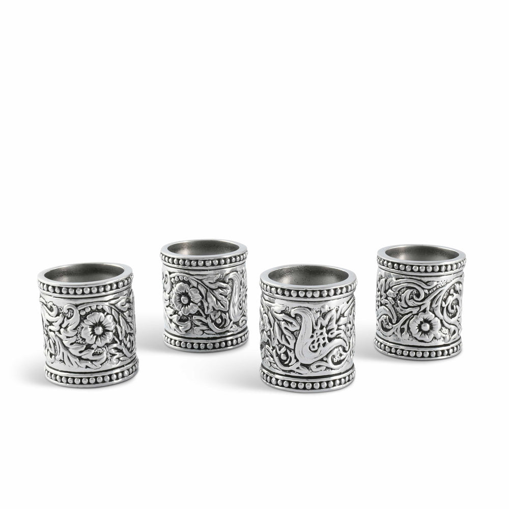 Concho Pattern Napkin Rings Set of 4 - Equine Exchange Tack Shop