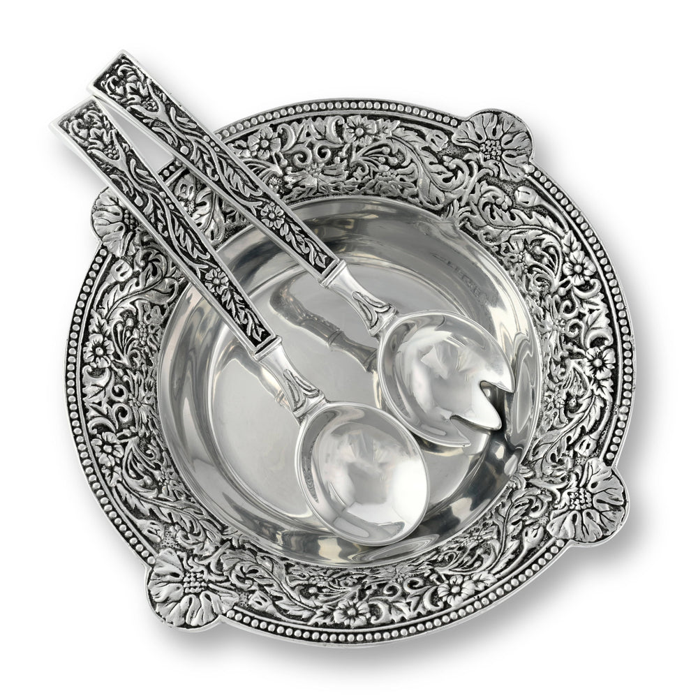 Concho Pattern Salad Bowl with Serving Set - Equine Exchange Tack Shop