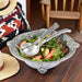 Concho Pattern Salad Bowl with Serving Set - Equine Exchange Tack Shop