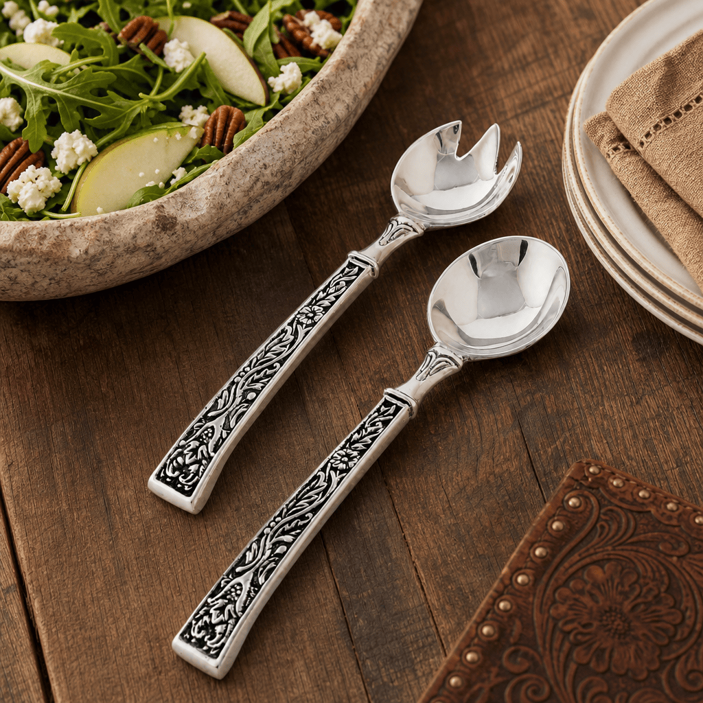 Concho Pattern Serving Set
