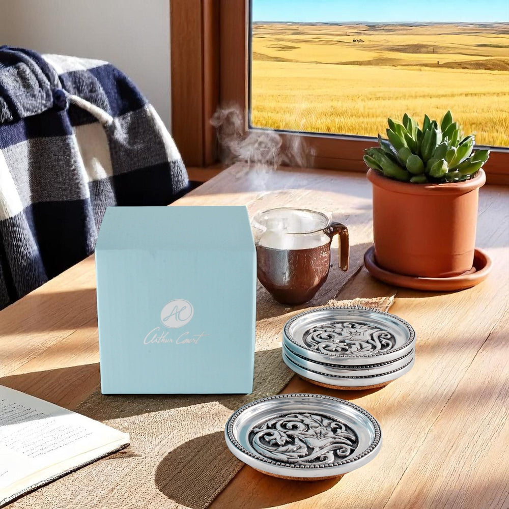 Concho Western Drink Coaster Set of 4 - Equine Exchange Tack Shop