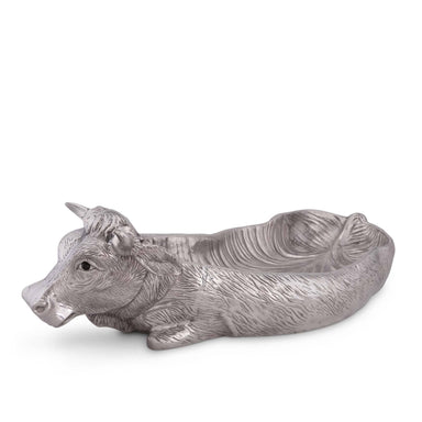 Cow Carving Serving Tray - Equine Exchange Tack Shop