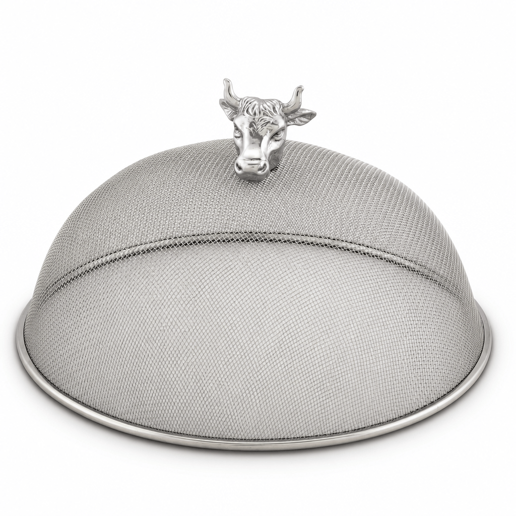 Cow Head Stainless Mesh Picnic Cover