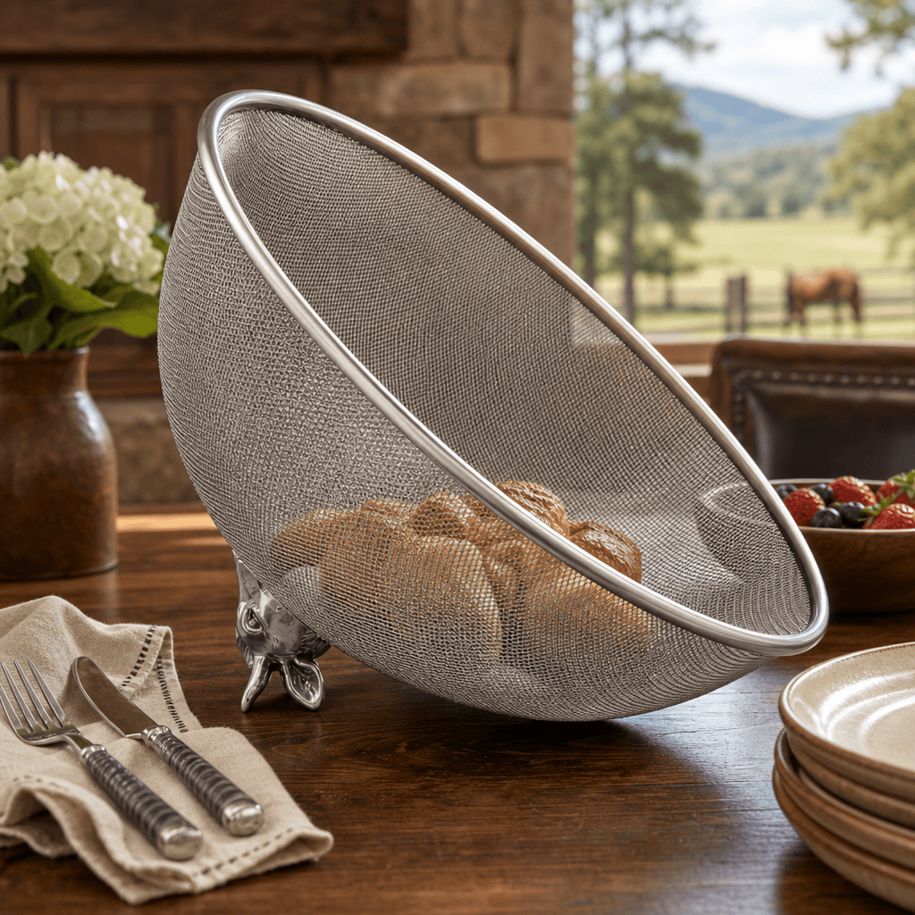 Cow Head Stainless Mesh Picnic Cover