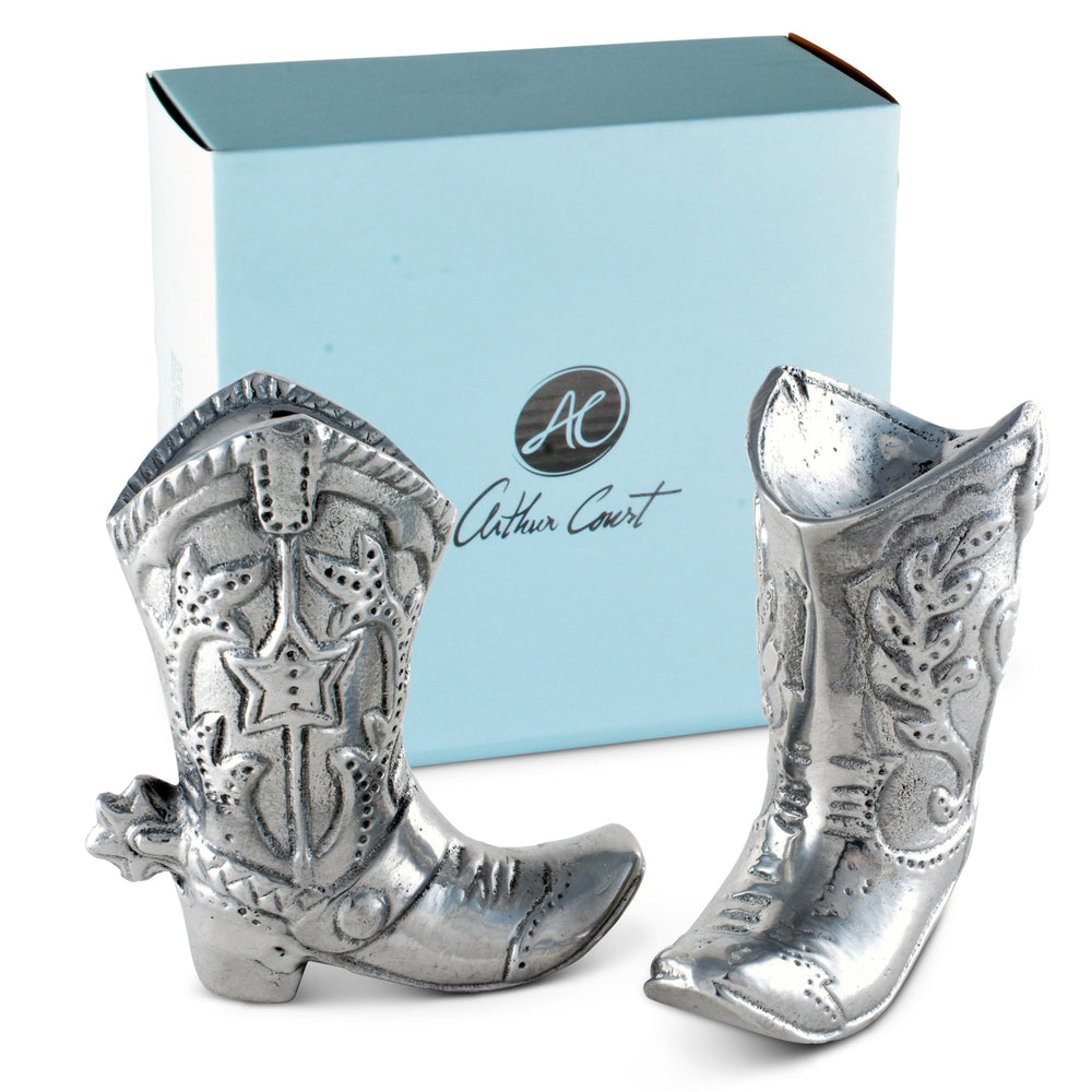 Cowboy Boot Salt and Pepper Set - Equine Exchange Tack Shop