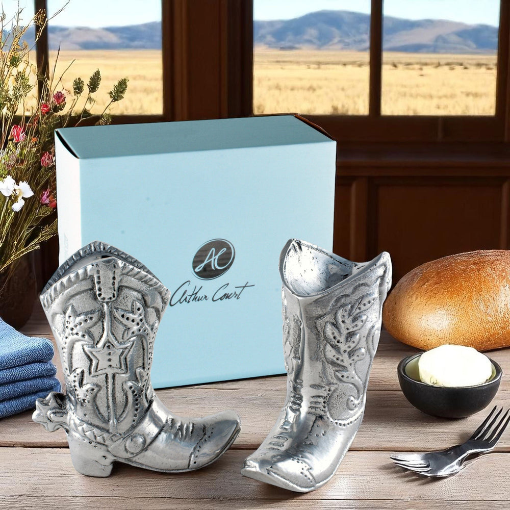 Cowboy Boot Salt and Pepper Set - Equine Exchange Tack Shop