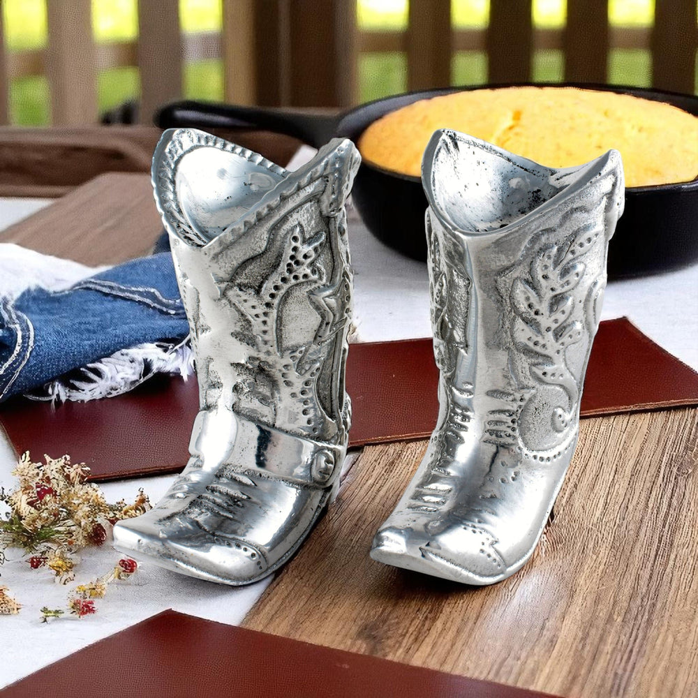 Cowboy Boot Salt and Pepper Set - Equine Exchange Tack Shop