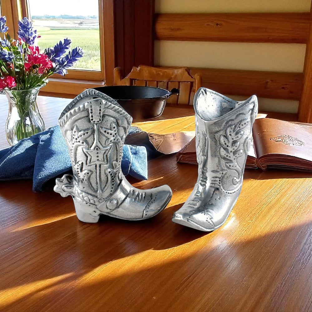 Cowboy Boot Salt and Pepper Set - Equine Exchange Tack Shop