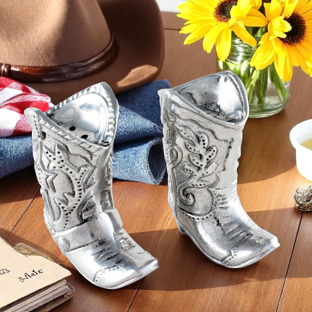 Cowboy Boot Salt and Pepper Set - Equine Exchange Tack Shop