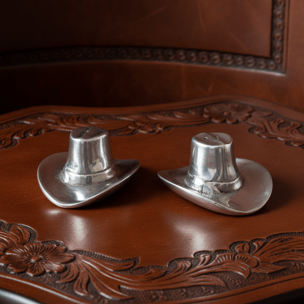 Cowboy Hat Salt and Pepper Set