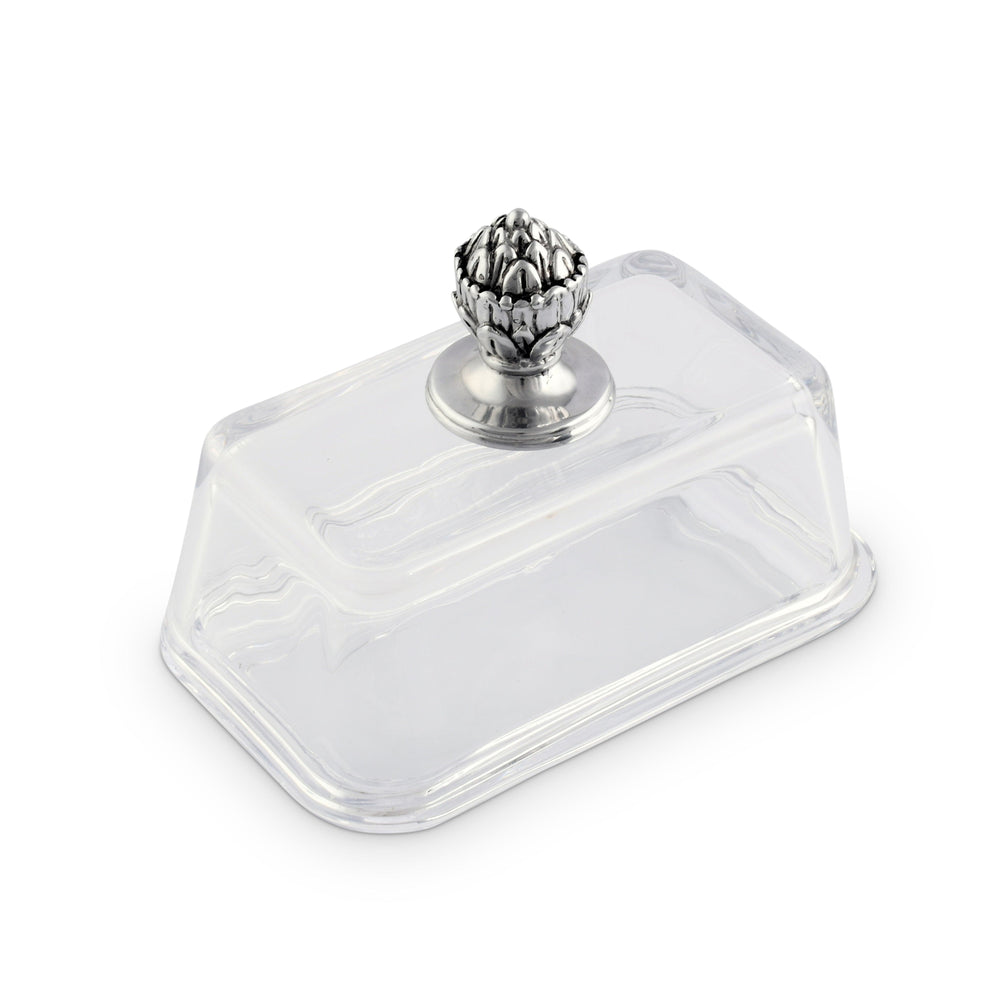 Glass Butter Dish - Concho - Equine Exchange Tack Shop