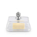Glass Butter Dish - Concho - Equine Exchange Tack Shop