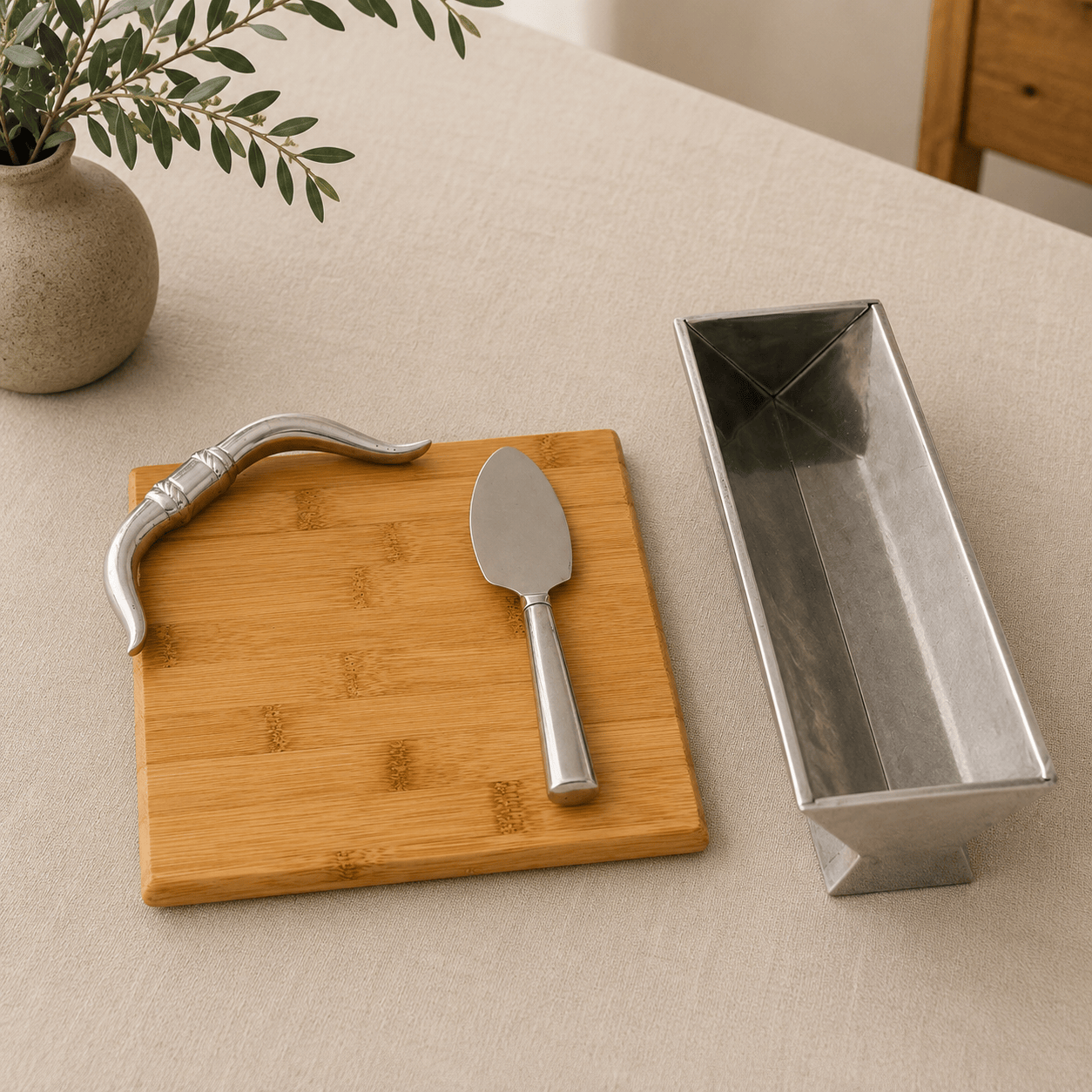 Longhorn Bamboo Cheese Set
