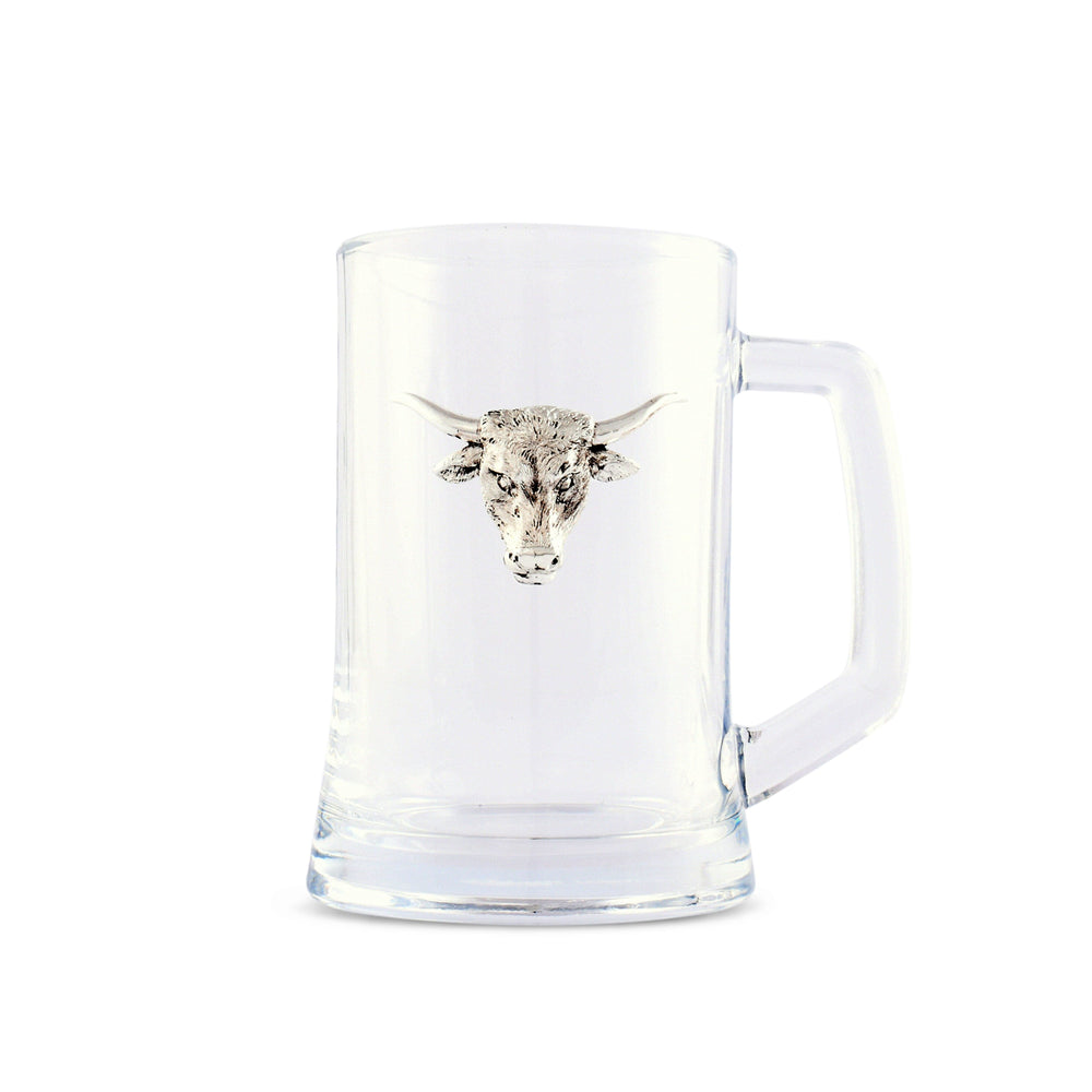 Longhorn Beer Mugs - Set of 2 - Equine Exchange Tack Shop