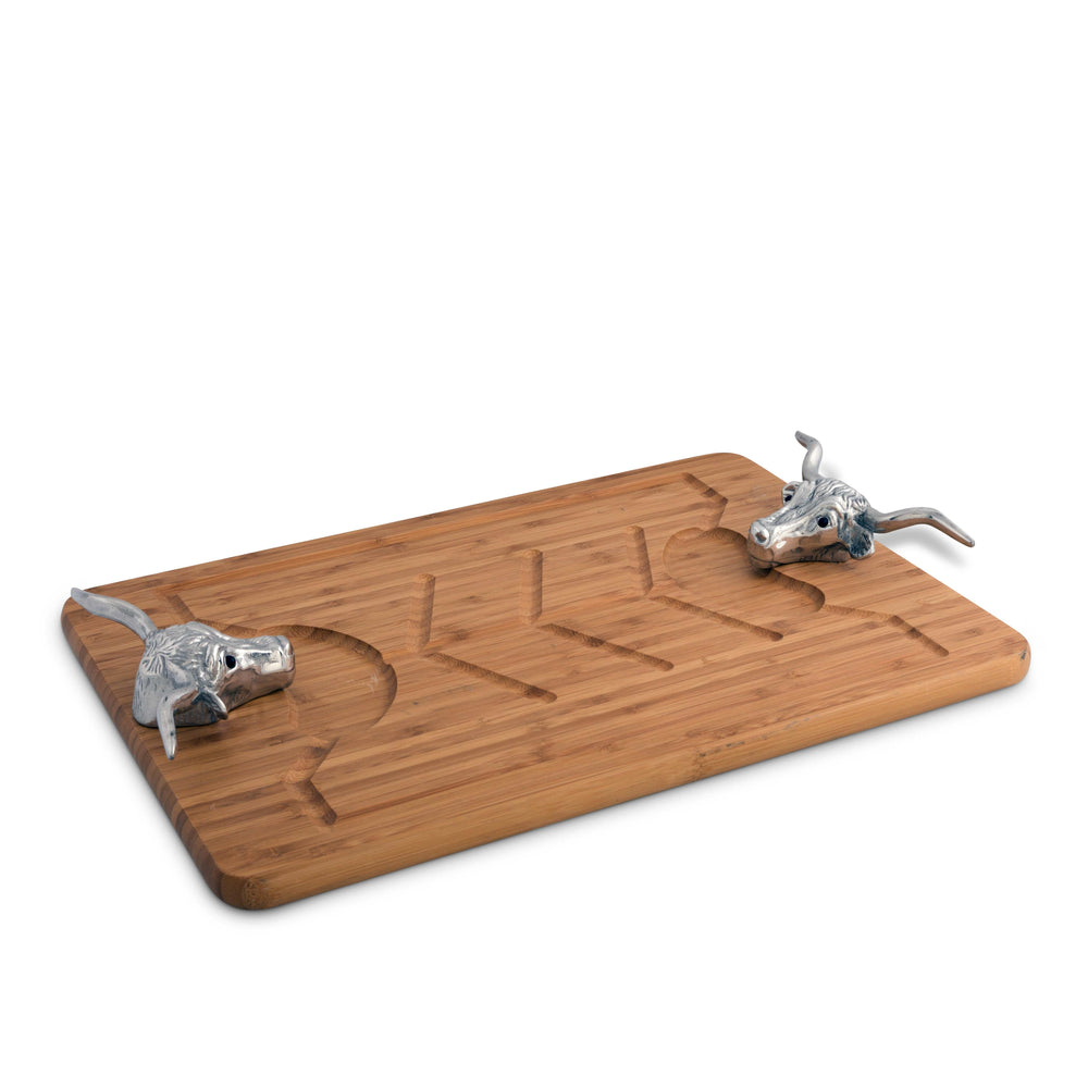 Longhorn Carving Board - Equine Exchange Tack Shop