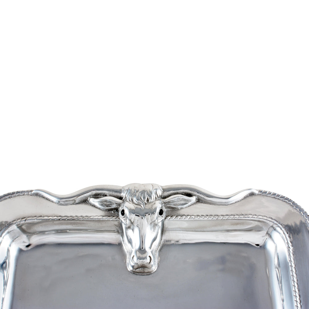 Longhorn Platter Large - Equine Exchange Tack Shop
