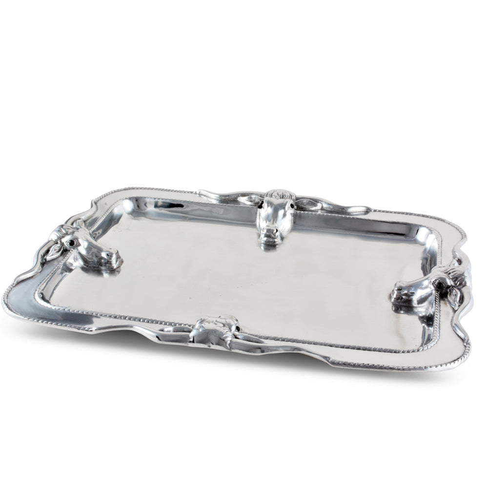 Longhorn Platter Large - Equine Exchange Tack Shop